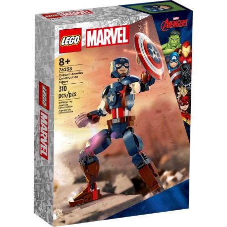 LEGO® Marvel 76258 Sestavitelná figurka: Captain America