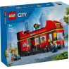 LEGO® City 60407 Červený dvoupodlažní vyhlídkový autobus