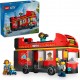 LEGO® City 60407 Červený dvoupodlažní vyhlídkový autobus