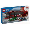 LEGO® City 60445 Kamion F1 s vozy F1 RB20 a AMR24