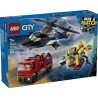 LEGO® City 60462 Remix: Helikoptéra, hasičský vůz a ponorka