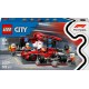 LEGO® City 60443 Zastávka v boxech F1 a personál s vozem Ferrari
