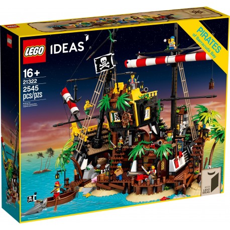 LEGO Ideas 21322 Zátoka pirátů z lodě Barakuda