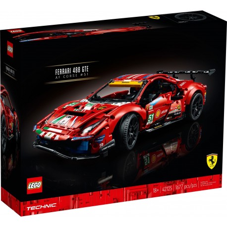 LEGO TECHNIC 42125 Ferrari 488 GTE AF Corse 51