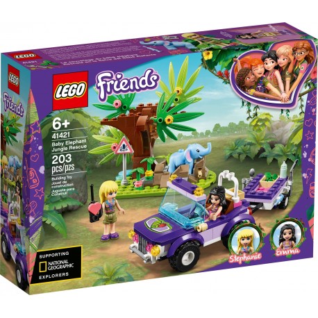 LEGO Friends 41421 Záchrana slůněte v džungli