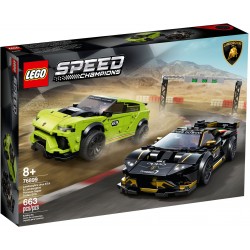 LEGO Speed Champions 76899 Lamborghini Urus ST-X & Lamborghini Huracán Super Trofeo EVO
