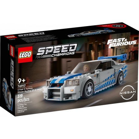 LEGO® Speed Champions 76917 2 Fast 2 Furious Nissan Skyline GTR (R34)