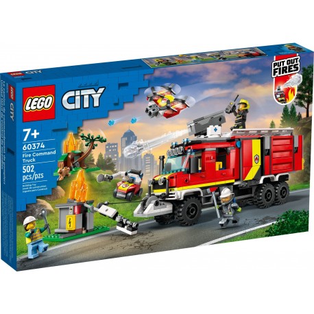 LEGO® City 60374 Velitelský vůz hasičů