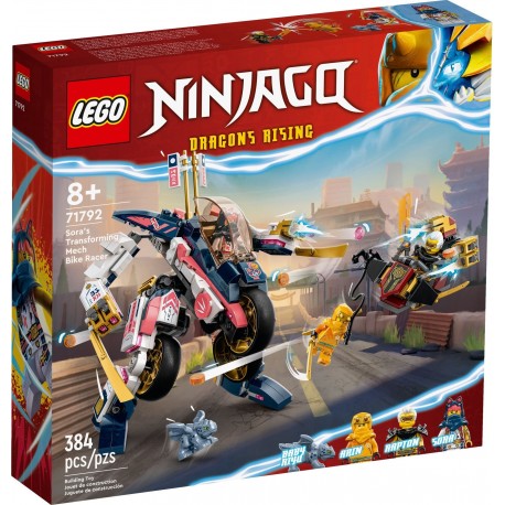 LEGO® NINJAGO® 71792 Sořin mech se mění v závodní kolo