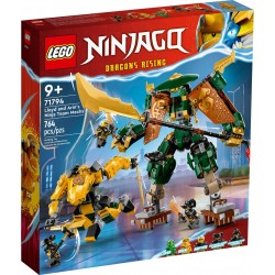 LEGO® NINJAGO® 71794 Lloyd, Arin a jejich tým nindža robotů